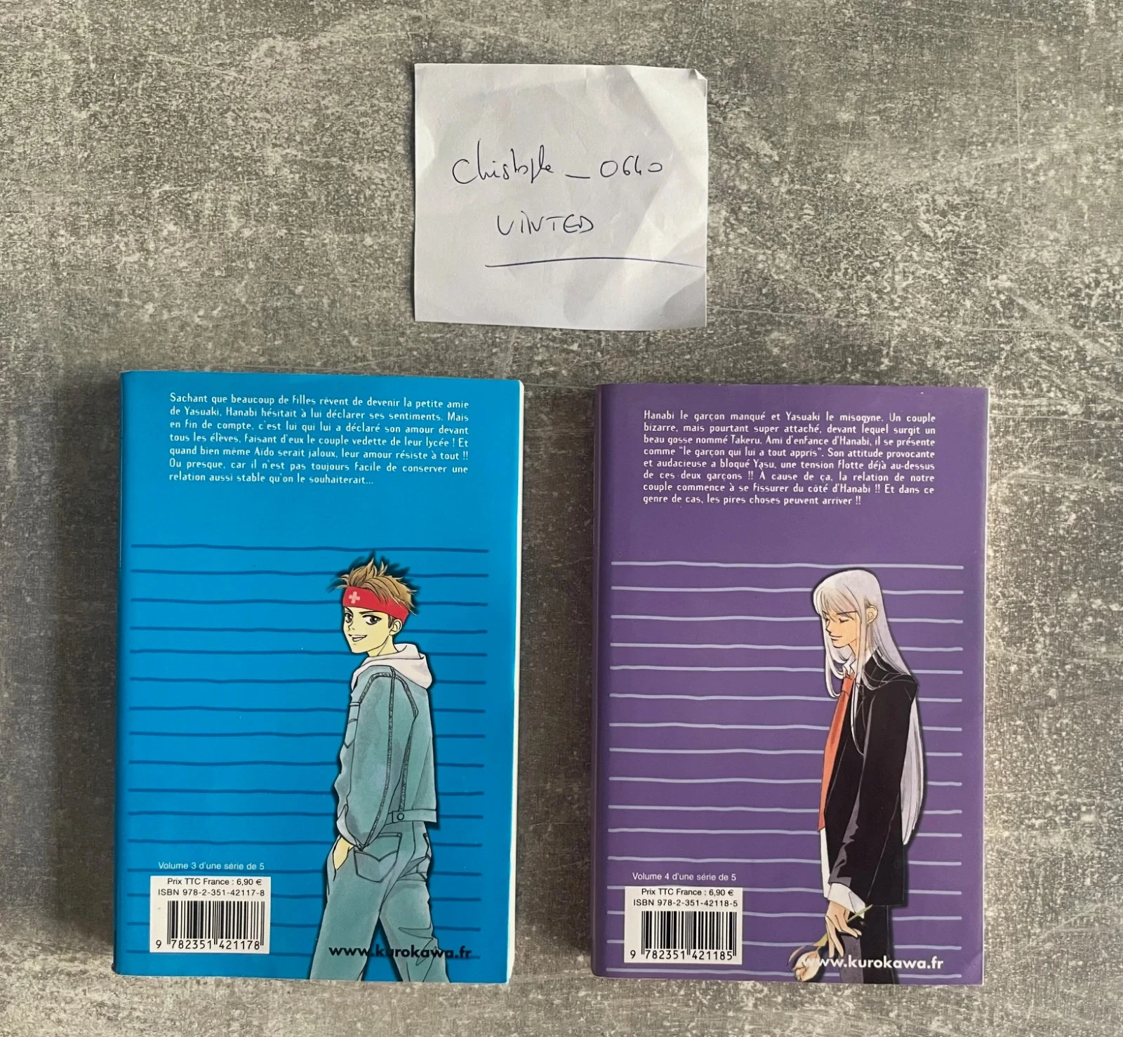 Lote de 2 mangas H3 school tomos 3 y 4 en versión francesa. – photo 2